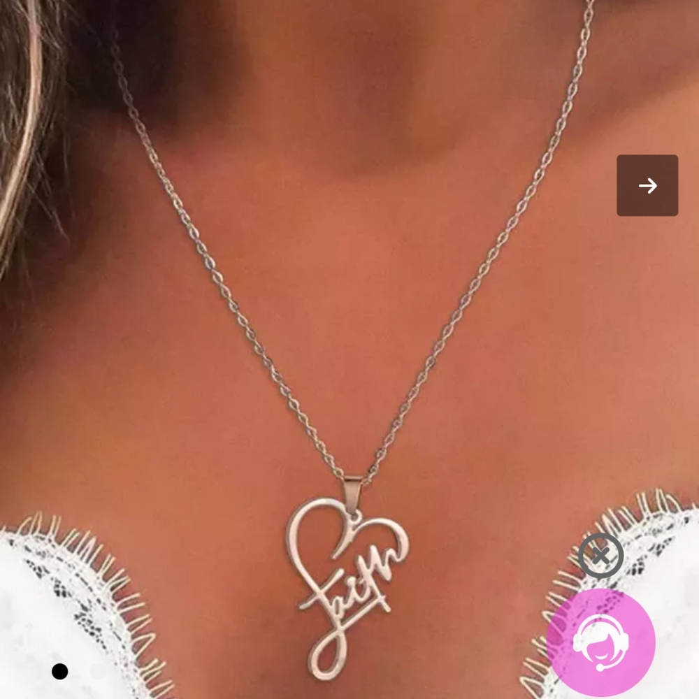 NWT, Faith Necklace